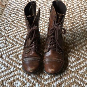Steve Madden combat boots